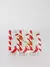 Adorno bastones navidad x6 tradicional