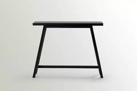 Recibidor chaio 120x30x80cm laqueado negro