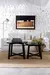 Mesa ratona circular 60x60x45cm negra - comprar online