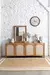 Rack arco cuatro puertas 180x40x70cm enteladas en yute engomado - comprar online