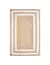 Alfombra rectangular 160x230cm natural y blanca - comprar online