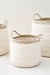 Canasto greco blanco 42x36cm blanco en internet
