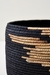 Canasto piero 35x33cm negro y natural - tienda online