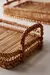 Bandeja starr con asas 40x25x6cm natural - comprar online