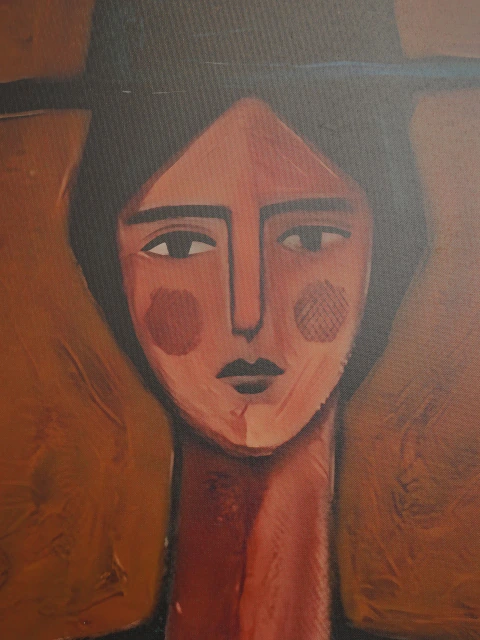 Cuadro con Retrato Estilizado 170X110cm
