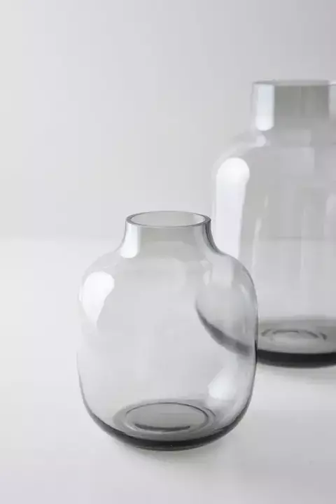 Jarrón harbin 16x19.5cm gris