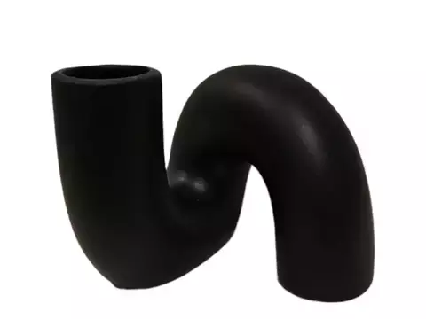 Florero agatha 16x14cm negro