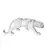 Adorno leopardo 28X9cm mármol
