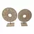 Escultura triangulos 36cm beige