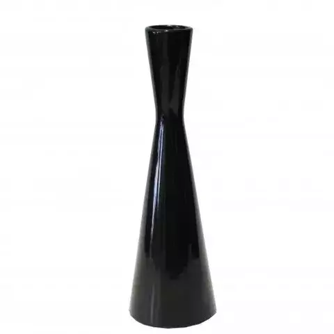 Florero 7.5x25cm negro