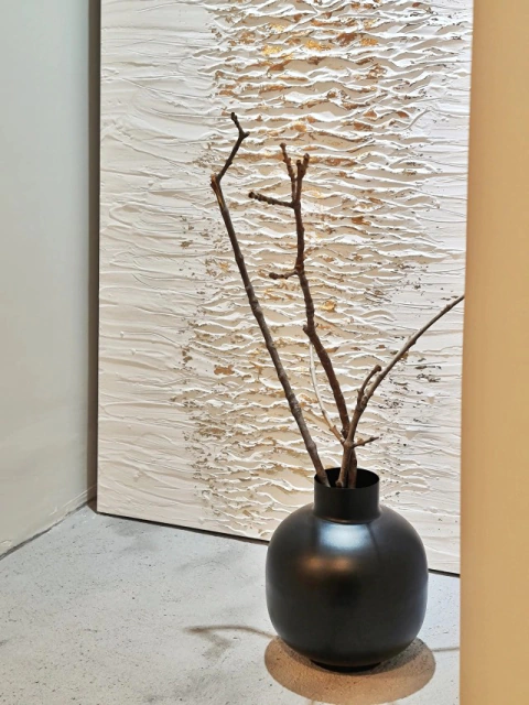 Cuadro Texturado Andes White 60x120