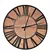 Reloj de pared 60cm marrón números romanos - comprar online