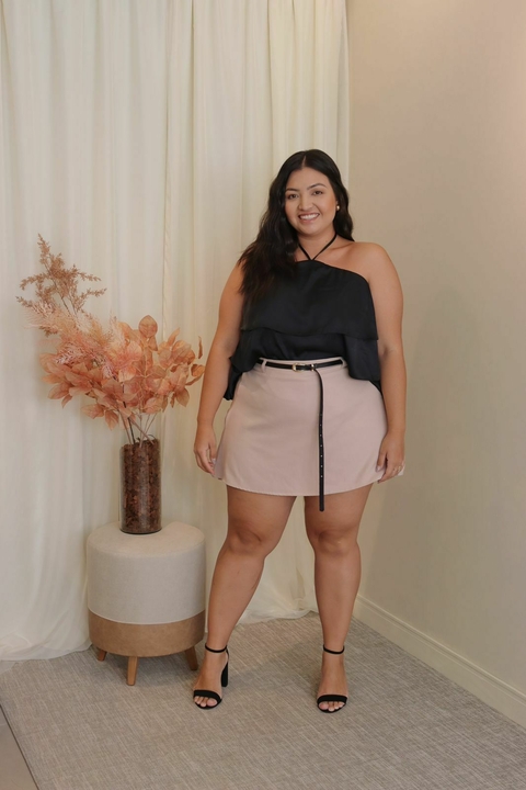 Shorts Saia Lívia* NUDE - comprar online
