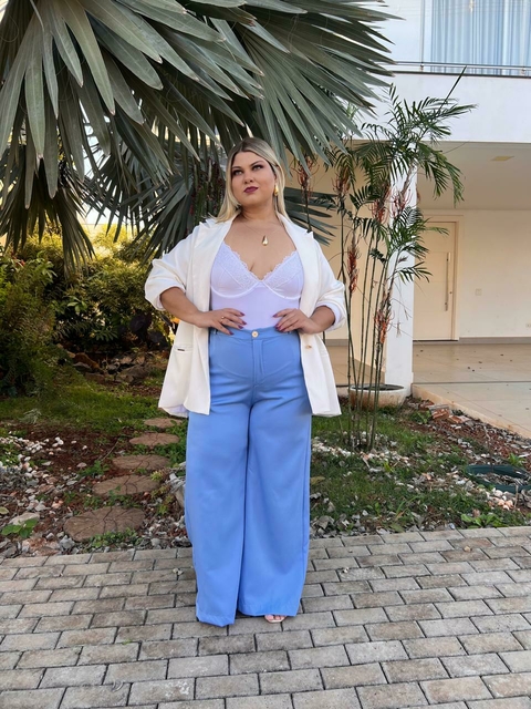 Calça Pantalona AZUL - comprar online