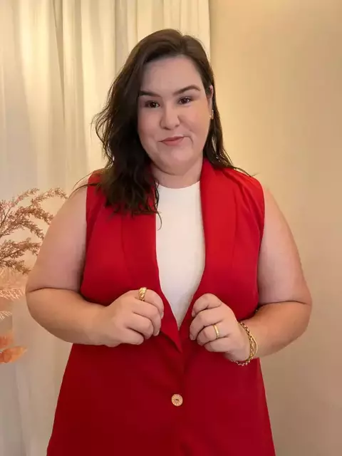 Colete Waffle VERMELHO - comprar online
