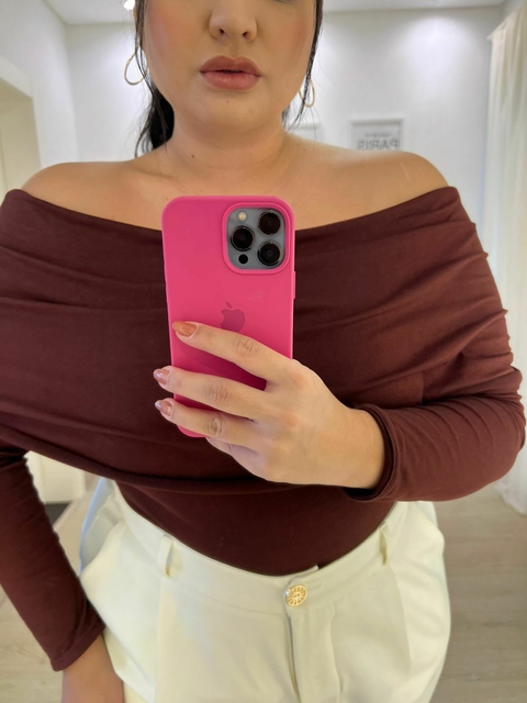 Blusa Yasmin - MARROM - comprar online