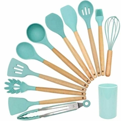 12 UTENSILLOS DE COCINA SILICONADOS - tienda online