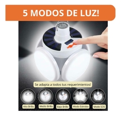 x 2 Lampara Solar Expandible - comprar online