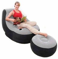 Sillón/sofa Inflable Portátil, C/reposapies Living Piscina. INTEX - comprar online