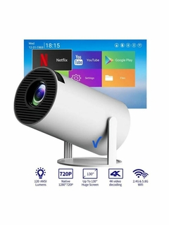 PROYECTOR LED SMART 11 FHD 4500 LUMENES CON WIFI Y BLUETOOH