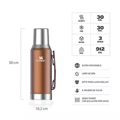 Termo Stanley Mate System 1L + Mate de REGALO (Su tapa) - TIENDA WAVI - tienda online