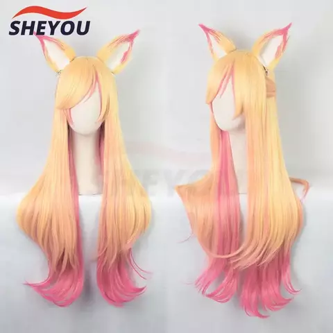 Peruca Ahri Star Guardian - League of Legends