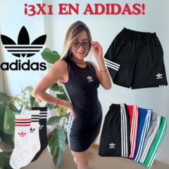 ¡3X1 EN ADIDAS! VESTIDO + SHORT + MEDIAS 3/4