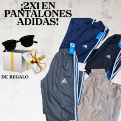 ¡Oferta 2X1 en pantalones Adidas rompe viento ! Y de regalo gafas Ray Ban - comprar online