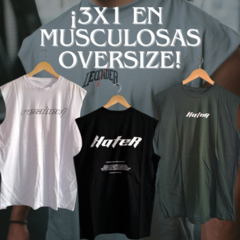 ¡PROMO EXCLUSIVA! PACK X3 EN MUSCULOSAS OVERSIZE