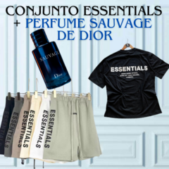 CONJUNTO ESSENTIALS + PERFUME SAUVAGE DE DIOR