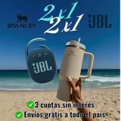 ¡2x1! PARLANTE JBL CLIP 4 + VASO STANLEY QUENCHER 1.2LT