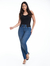 Calça Cigarrete Escura Modeladora Novo Megaflex-Jeans 1763090