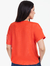 Blusa Ampla Laranja Malha Confort Brilho 2890633 - comprar online