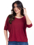 Blusa Ampla Vinho 2890672