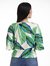 Blusa Ampla Estampado/Verde Malha Canelada 2890677 - comprar online