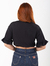 Blusa Ampla Preta Malha Suede 3290004 - comprar online