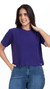 Blusa Cropped Roxo