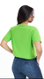 Blusa Cropped Verde Neon - comprar online