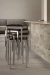 Banqueta Bellus (Inox/Preto) - loja online