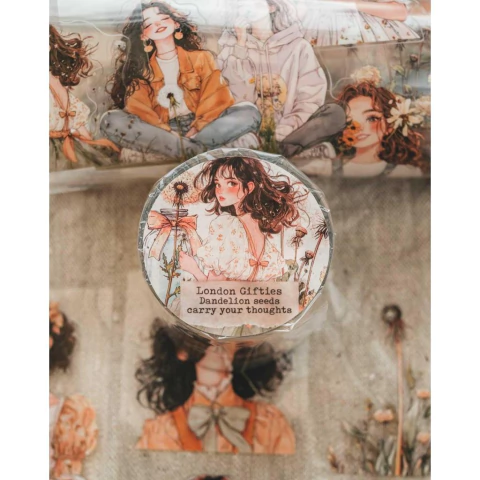 Loop pet tape London Gifties - Dandelion seeds carry your thoughts - (destacável 1,25m)