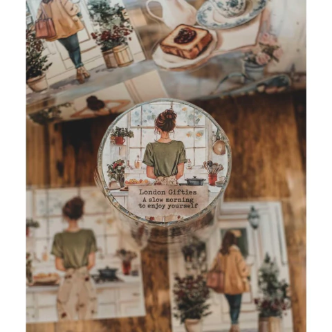 Loop pet tape London Gifties - A slow morning to enjoy yourself - (destacável 1,25m)