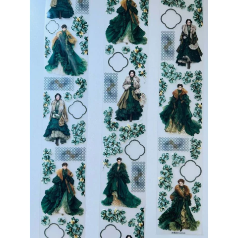 Loop pet tape SindhurasCraft - Duchess in Jade (7cmx1m)