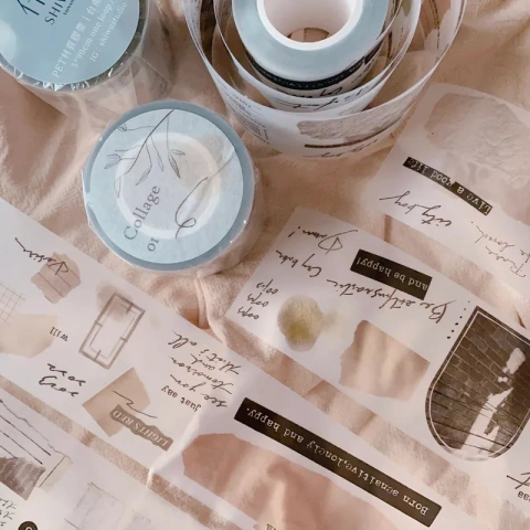 Loop pet tape Shiwu Studio Collage 01