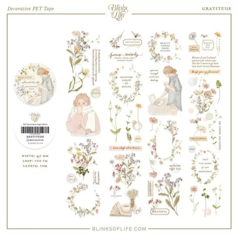 Loop pet tape Blinks of life - Gratitude