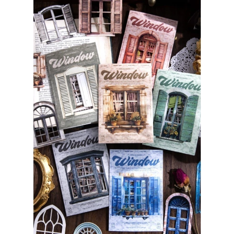 Kit 10 janelas Tales by window para colagem