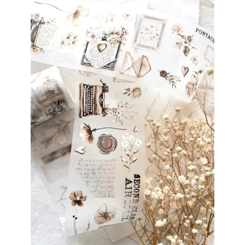 Loop pet tape Crea with gaby - Love Letters (6,5cmx1m - destacável)