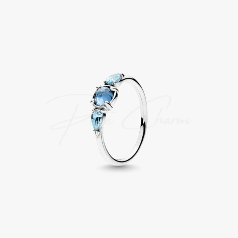 Anillo Triple Azul