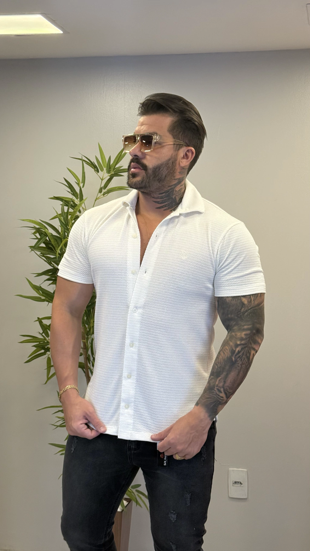 Camisa Riviera Texturizada