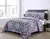Cubrecama Quilt Cover Reversible Twin Línea Calgary - MARIAGES HOME