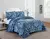 Cubrecama Quilt Cover Reversible Twin Línea Calgary